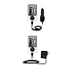 Electronics : Essential Kit for the Microsoft Zune Gen2 - includes Car and Wall Charger with Rapid Charge Technology - Gomadic Brand w/ TipExchange Technology