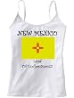 NEW MEXICO - LAND OF ENCHANTMENT - FLAG - State Series - White Women's / Girls Camisole (Girlie / Babydoll)
