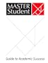 Master Student Guide to Academic Success