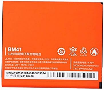 100% original BM41 2000mAh Replacement Li-battery Xiaomi Hongmi Red Rice Redmi 1S