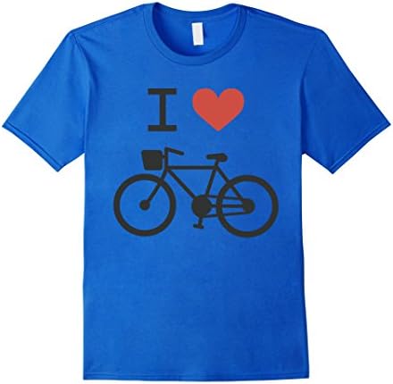 Men's I love Cycle Bicycle Bike BMX sport t shirt Large Royal Blue