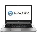 HP F2R42UTABA ProBook 640 14-Inch Laptop (2.5 GHz Intel Core i5-4200M, 4 GB DDR3L SDRAM, 500 GB Serial ATA-300, Windows 8) Black