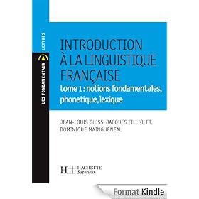 Introduction � la linguistique fran�aise:N�141