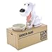 PowerTRC® Toy Figure Dog Piggy Bank (White)