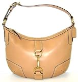 AUTHENTIC COACH LARGE LEATHER HAMPTONS SHOULDER BAG - 11544 (Camel/Tan)