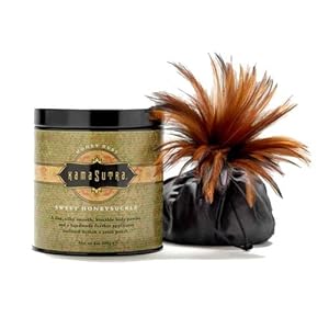 Kama Sutra Honey Dust Body Powder, Scent - Sweet Honeysuckle