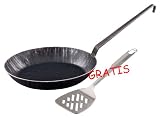 Produkt-Bild: PROFI schmiedeeiserne Bratpfanne (/) 28 cm (27,5 cm) -- extra hoher Rand --