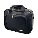 CaseCrown Premium Double Memory Foam Messenger Bag with Convenient Pockets (Black) For Samsung N110 10" Netbook