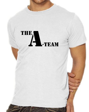 Touchlines Unisex/Herren T-Shirt A-Team, white, S, B305 Preisvergleich