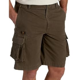 <b>IZOD Men's Rockwash Military Cargo Twill Short</b>