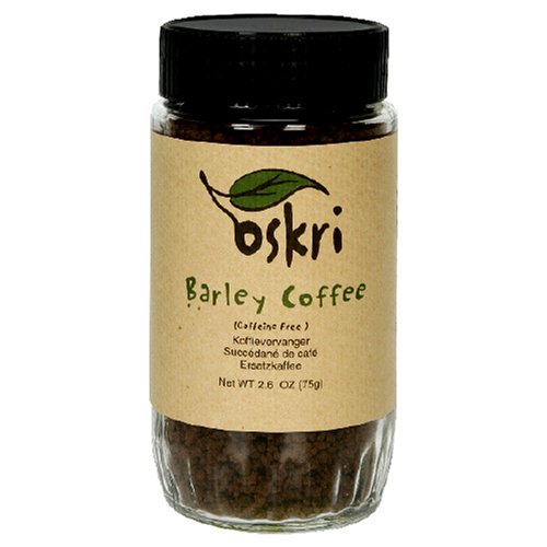 Oskri Organics Barley Coffee, 2.6-Ounce Jar (Pack of 6) by Oskri Organics