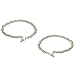 Handmade Anklet Chains Sterling Silver Foot Jewelry 10.25 inches