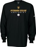Pittsburgh Steelers Black Youth Equipment Long Sleeve T-Shirt