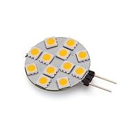 10 G4 Warm White 12 LED 5050 SMD Spot Light Lamp Bulb Energy Saving 12V