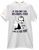 MAN FLIPPING BIRD IF YOU AINT AN ASTROS FAN THIS IS FOR YOU BASEBALL T SHIRT jersey