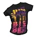 Tee Shirt Femme Noir Justin Bieber..
