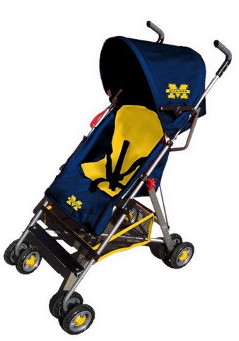 Michigan Wolveriens Licensed Baby Stroller