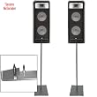 Chicago Audio Group Speaker Stand (Silver Pair)