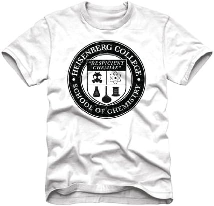 Breaking Bad Heisenberg College Shirt White (Large)