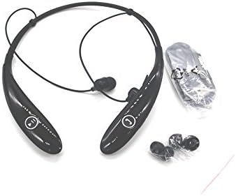 MiiRii HV900 Wireless Bluetooth Stereo Headset Universal Vibration Neck Bluetooth Style Earphone Headphone for Cellphones and Tablet (Black)