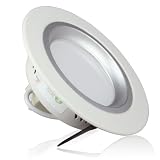 Lighting EVER® 8W 4-Inch LED Recessed Lighting Fixture, 75W Halogen Bulb Equivalent, Warm White, Recessed Downlights