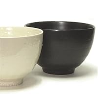 黒マット・白釉 多用碗ペア