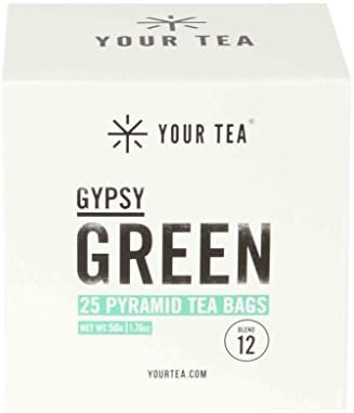 Gypsy Green Tea- Your Tea Café Blend - Mood Assis, Oral Health, Antioxidant Boost, Happy Taste Buds