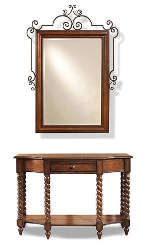Tuscany 48.5'' High Mirror and Console Set 5434/5433