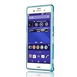 アルミ 枠 メタル バンパー Xperia エクスペリア Z3 docomo SO-01G au SOL26 softbank 401SO 各色 (ブルー) 東本昌平