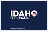 Barack Obama - (Idaho for Obama) Campaign Poster - 36 x 24