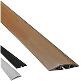 D-2 "Low Profile" Rubber Duct Cord Cover - Length: 5FT - Color: Brown