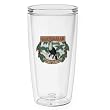 Guatemala Coffee 16 oz Insulated Beverage Tumbler, Clear