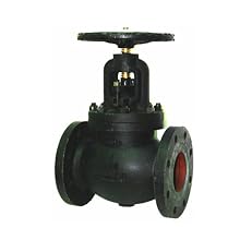 Apollo 721F Series Cast Iron Globe Valve, Class 250, Inline, Bolted Bonnet, Flanged
