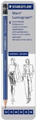 Lumograph Kids Children Drawing Pencil 6-Pack