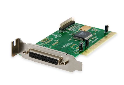 SYBA SD-LP-MCS2P Low Profile PCI Dual DB25 Printer Card with Moschip MCS9815