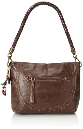 The SAK Indio Demi Shoulder Bag, Walnut, On
