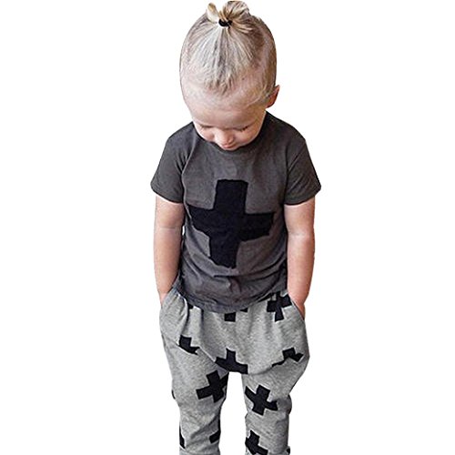 Yoyorule Baby Boys Baggy Harem Pants Joggers Elastic Bottoms