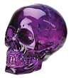 Crystal Skulls - Purple Skull - Cold Cast Resin - 4.5" Height