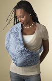 Hotslings Baby Carrier Blue Velveteen Size 4