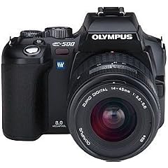 Olympus E-500 SLR-Digitalkamera (8 Megapixel) inkl. Zuiko Digital 14-45 mm