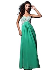 Chiffon/Satin Applique Fitted Sheath Sweetheart Evening Dress/Prom Dress 
