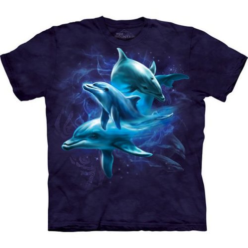 The Mountain Dolphin Collage Mens T-shirt