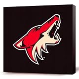NHL Phoenix Coyotes Dark Logo Canvas Print (12 x 12)