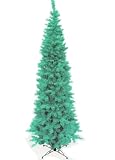 7.5' Seafoam Slim Pre-Lit Lakewood Spruce Artificial Christmas Tree