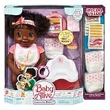 African American Baby Alive Doll Learns to Potty & Bonus Value Pack