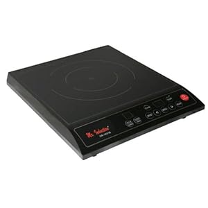 Sunpentown SR-1891B 1300-Watt Countertop Induction Cooktop, Black