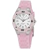 Invicta Women's Angel White Dial Light Pink Rubber 1612