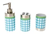 Present Time  Bathroom set Picnic porcelain blue