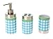 Present Time  Bathroom set Picnic porcelain blue