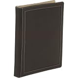 Piel Leather Three-Ring Photo Album Binder
